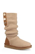 Women's Ugg Purl Cardy Knit Boot M - Ivory