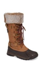 Women's Jambu Wisconsin Faux Fur Trim Waterproof Boot .5 M - Brown