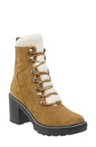Women's Marc Fisher D Denise Combat Boot, Size 5 M - Brown