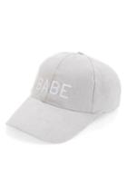 Women's Nyc Underground Babe Ball Cap - Grey
