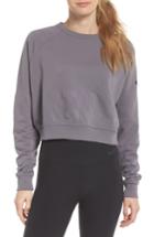 Women's Nike Long Sleeve Crop Training Top - Grey