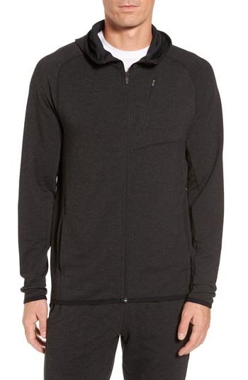 Men's Zella Pyrite Zip Hoodie - Black