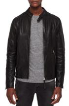 Men's Allsaints Cora Leather Jacket - Black
