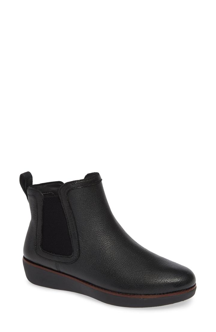 Women's Fitflop Chai Bootie .5 M - Black