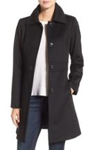 Women's Kristen Blake Wool Blend Walking Coat - Black