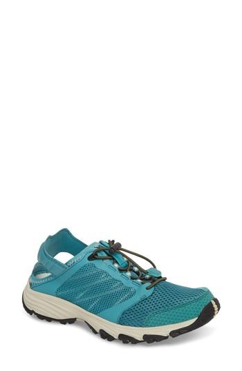 Women's The North Face Litewave Amphibious Ii Running Shoe M - Blue/green