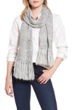 Women's Michael Michael Kors Mixed Stitch Muffler, Size - Grey