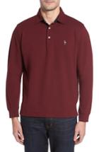 Men's Tailorbyrd Two-tone Pique Knit Polo - Red