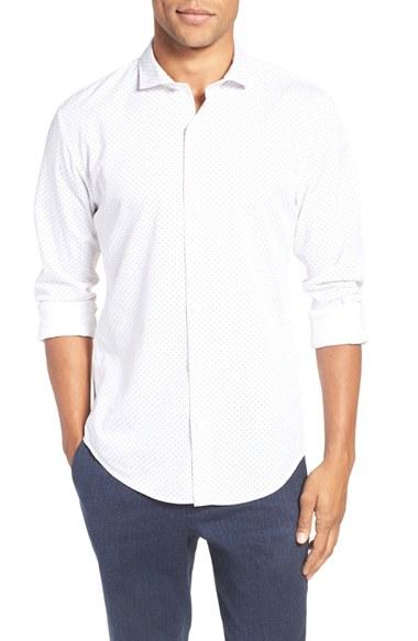 Men's Bonobos Slim Fit Pin Dot Sport Shirt