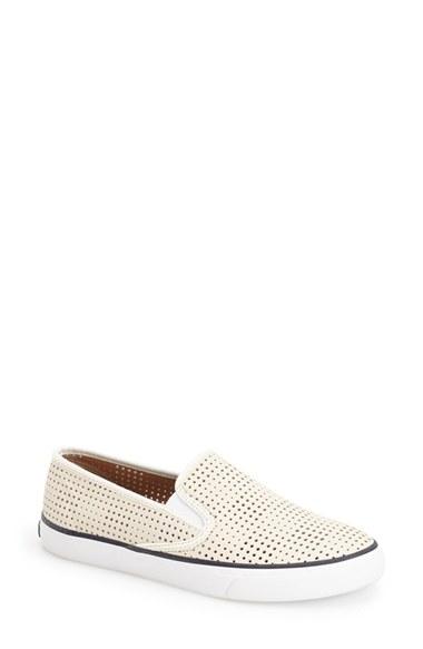 Women's Sperry 'seaside' Perforated Slip-on Sneaker