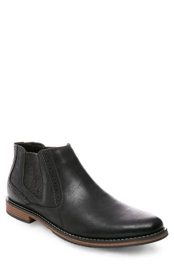 Men's Steve Madden Paxton Chelsea Boot .5 M - Black