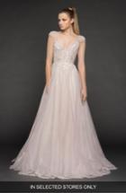 Women's Blush By Hayley Paige Amour Tulle A-line Gown, Size In Store Only - Pink