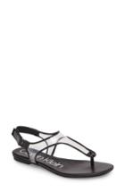 Women's Calvin Klein Shilo Clear Strap Sandal .5 M - Black