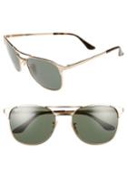 Women's Ray-ban Standard Icons Signet 55mm Retro Sunglasses - Gold