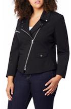Women's Rebel Wilson X Angels Asymmetrical Zip Moto Jacket