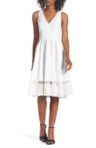 Women's Eliza J Bow Back Eyelet Sundress - White