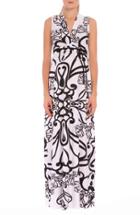 Women's Olian 'giorgina' Print Drawstring Maternity Maxi Dress