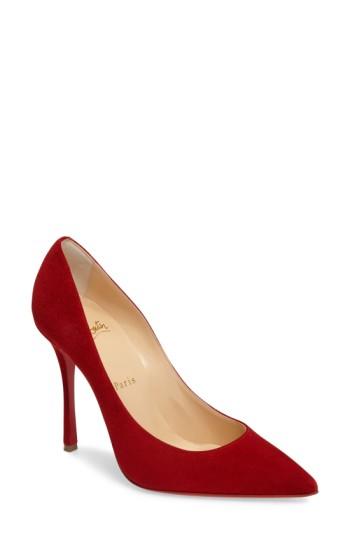Women's Christian Louboutin Decoltish Pointy Toe Pump .5us / 36.5eu - Pink