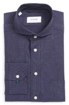 Men's Eton Slim Fit Microdot Dress Shirt