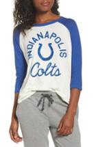 Women's Junk Food Nfl Indianapolis Colts Raglan Tee - White