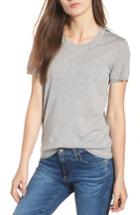Women's James Perse Cotton & Cashmere Tee - Grey