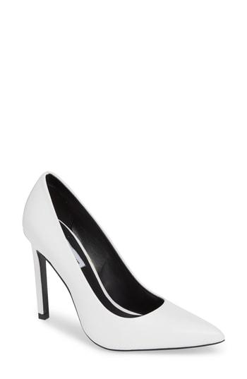 Women's Calvin Klein Jeans Paige Pointed Toe Pump M - White