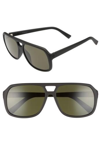 Men's Electric Dude 59mm Polarized Sunglasses - Matte Black/ Grey Polarized