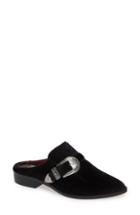 Women's Band Of Gypsies Western Buckle Mule M - Black
