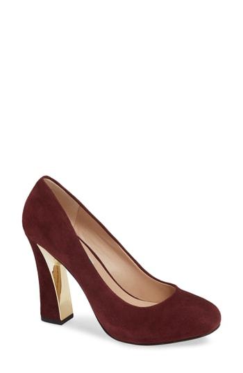 Women's Karl Lagerfeld Clari Pump .5 M - Burgundy