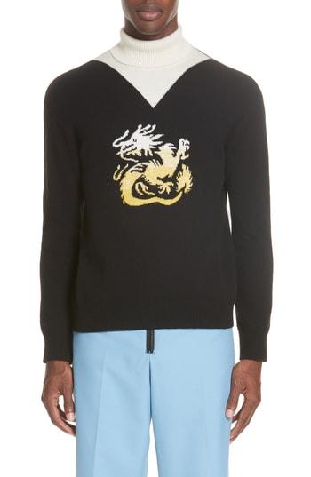 Men's Kenzo Wool Turtleneck Sweater