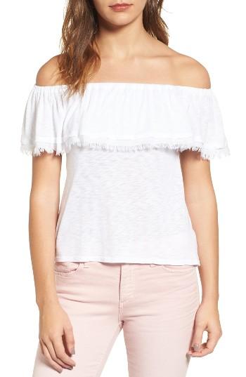 Women's Splendid Off The Shoulder Ruffle Top