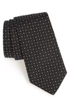 Men's Gitman Geometric Silk Tie, Size X-long - Black