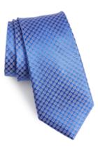 Men's Nordstrom Men's Shop Wall Street Medallion Silk Tie, Size - Blue