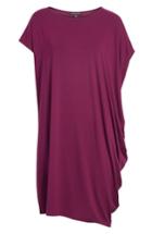Women's Eileen Fisher Asymmetrical Jersey Shift Dress - Purple