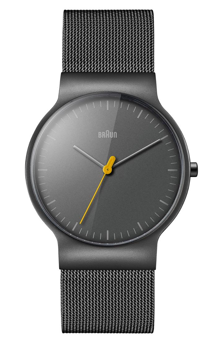 Women's Braun Classic Mesh Bracelet Watch, 38mm