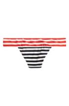 Women's J.crew Stripe Banded Bikini Bottoms - Blue