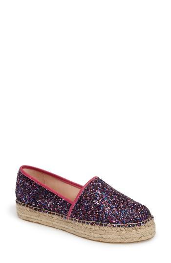 Women's Kate Spade New York 'linds' Bow Espadrille M - Purple