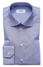 Men's Eton Extra Slim Fit Stripe Dress Shirt .5 - Blue