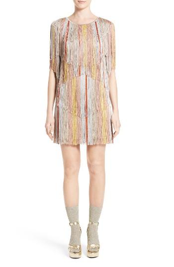 Women's Missoni Metallic Fringe Minidress