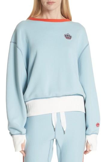 Women's Rag & Bone Combat Sweatshirt - Blue