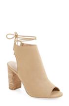 Women's Charles By Charles David Elista Ankle Wrap Sandal M - Beige