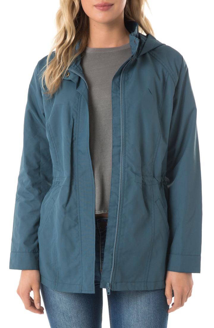 Women's O'neill Gayle Waterproof Cinched Jacket - Blue