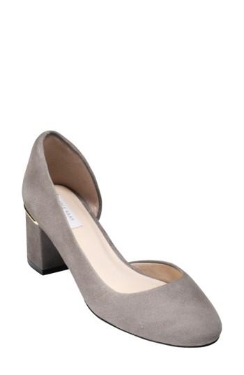 Women's Cole Haan Laree Half D'orsay Pump B - Grey