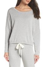 Women's Eberjey Winter Heather Knit Pajama Top - Grey