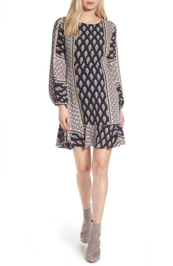 Women's Chelsea28 Open Back Ruffle Dress, Size - Blue