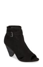 Women's Pelle Moda Kori Open Toe Bootie .5 M - Black