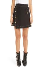 Women's Loewe Linen Wrap Miniskirt