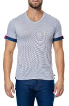 Men's Maceoo V-neck Stretch T-shirt (xxl) - White