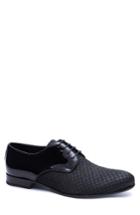 Men's Jared Lang Woven Toe Derby Eu - Black