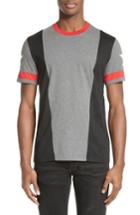 Men's Givenchy Pieced Star T-shirt, Size - Grey